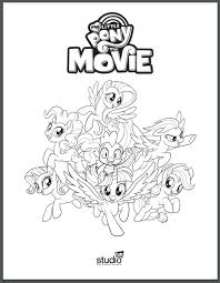 Equestria girls coloring pages are a fun way for kids of all ages to develop creativity, focus, motor skills and color recognition. Free Printable My Little Pony The Movie Coloring Pages Twin Cities Frugal Mom