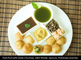 Pani Puri Starter Dishes Indian Snacks Food
