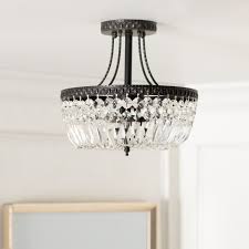 Kelly Clarkson Home Jarrett 3 Light 11 8 Chandelier Style Bowl Semi Flush Mount Reviews Wayfair