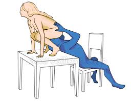 Position #261 - Special breakfast (on the table). Kamasutra