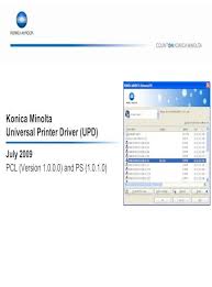 Download the latest drivers and utilities for your device. Konica Minolta Universal Printer Driver Windows 10
