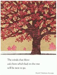 Which Leaf On The Tree Will Be Next To Go Japanese Poetry Haiku Poems Haiku Poetry