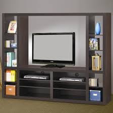 This is one of the modern tv wall unit designs, which opens up the floor space and gives the ensemble a clean look. Modern Wall Shelves Design For Tv