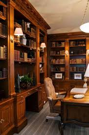 28 Dreamy Home Offices With Libraries For Creative Inspiration Masculine Home Offices Home Library Design Home Office Design