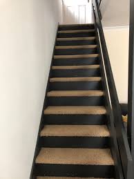 A set of thirteen stair treads that are made 100% of wool with a background colour of burgundy. How To Paint And Stencil Your Stair Risers To Look Like This Grillo Designs