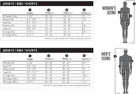 forte sportswear usa size guide