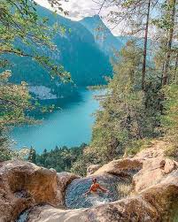 This Small Swimming Hole Is Located In The Hills And Mountains Surrounding The Famous Lake Konigssee Also Kn Travel Around The World Beaches In The World Trip