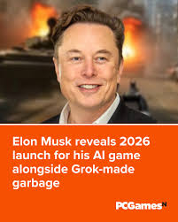xAI's debut videogame will be out before the end of next year, Elon Musk  says, while also ironically proving that Grok has a long way to go. Link in  the comments 👇 #