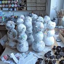 Schnuckelige Schneemanner Aus Schnee Von Gestern Da Mein Sommerschneemann Mit Bildern Schneemann Basteln Pappmache Schneemann Basteln Mit Kindern Kinder Basteln Papier
