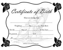 5 best free online certificate maker. Free Printable Blank Baby Birth Certificates Templates