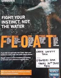 Well you're in luck, because here they come. Float Water Safety Talk Odwyers Gaa Club