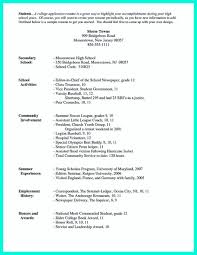 Download free resume templates for microsoft word. College Admission Resume Templates Addictionary