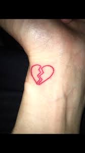 Broken Heart Wrist Tattoo Broken Heart Tattoo Heart Tattoo Wrist Broken Tattoo