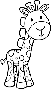 Nice Giraffe Cartoon Free Kids Beautiful Coloring Page Giraffe Coloring Pages Unicorn Coloring Pages Cartoon Coloring Pages