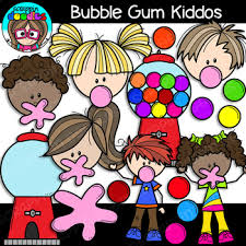 Pack of sticks of chewing gum royalty free clip art picture. Bubble Gum Clip Art Worksheets Teachers Pay Teachers