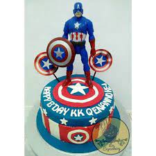 Contoh paling kecil adalah hubungan wanda dan vision yang puncaknya ada di wandavision hingga di cerita the falcon and the winter soldier. Kue Ulang Tahun Captain America Full Fondant Diameter 20 Cm Shopee Indonesia