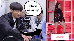Kacamata thug life kpop kacamata hitam sultan korean style jungkook jisoo kacamata fashion. Jungkook Reaction To Jisoo Youtube