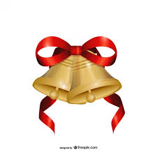 Select from premium christmas bells of the highest quality. Free Vector Christmas Bells With Red Ribbon Vector