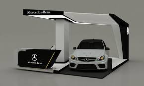 Mercedes Benz New C Class Booth On Behance Mercedes Benz Mercedes Benz