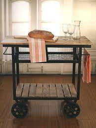 Industrial Style Kitchen Trolley Kitchen Island On Metal Wheels Brand New Industrial Kitchen Island Industrial Style Kitchen Diy Kitchen Island