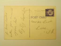 L578 Postcard Comic Adult Man dreaming of other woman wife beating him  rolling