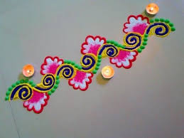 Beautiful Multicolored Border Rangoli Creative Rangoli Designs By Poonam Borkar Youtube Rangoli Border Designs Rangoli Designs Diwali Rangoli Designs