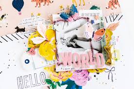 Adorable New Baby Scrapbook Page Maggie Holmes Design