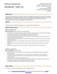 Fitness Instructor Resume Samples Qwikresume