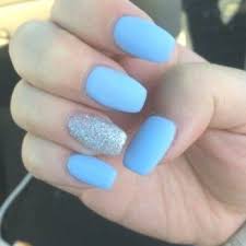 Many kiss nail kits come with glue on and adhesive tab press on options, so you can count on kiss to help you do what's best for you! Acrylic Nails Square Blue 56 Must Try Trendy And Gorgeous Light Blue Sky Blue Nails Designs In Fall And Win Blue Acrylic Nails Light Blue Nails Sky Blue Nails