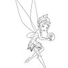 Tinker bell is a very cute little working angel from the peter pan story. 1