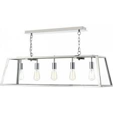 We have great 2020 ceiling lights on sale. Industrial Box 5 Light Ceiling Pendant In Stainless Steel