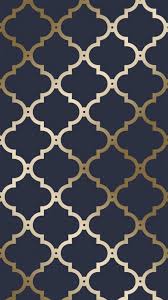 I Love Wallpaper Maroc Trellis Papier Peint Marine Or Art Deco Wallpaper Trellis Wallpaper Blue And Gold Wallpaper