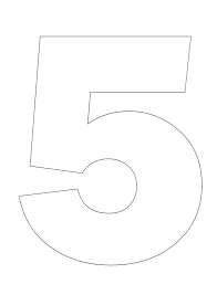 The child with the highest number keeps the cards in each round. Number 5 Template For Cake Novocom Top