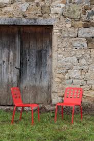 Sevilla Chair By Isimar Arhitonic Seating Chair Red Steel Polyester Outdoor Outdoor Chairs Chair Outdoor Decor