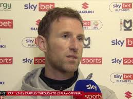 MK Dons head coach Mike Williamson believes his side ran out of steam after  a hard season over the two play-off semi final ties against Crawley.