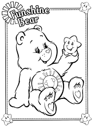 Insist on using crayons over watercolor, as the latter may be difficult to handle. Grumpy Care Bears Coloring Pages