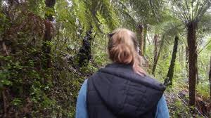 When swollen eyelids occur suddenly, it might be a sign you have an underlying medical problem. A Young Woman Wearing A Puffy Jacket Vest Hoodie Hiking On A Tropical Trail Through A Forest 2672134 Stock Video At Vecteezy