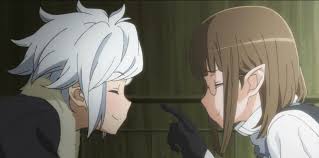 Bell Cranel And Eina Tulle Anime Bell Cranel Sword Art Online
