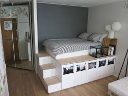 62 Stunning Ikea Hacks Decorate Bedroom On A Budget Bed Frame With Storage Diy Storage Bed Platform Bed With Storage