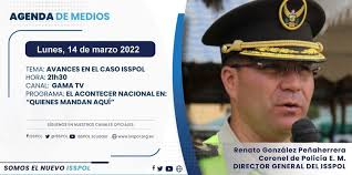 No se pierdan esta noche por Gamavisión en el espacio "El Acontecer  Nacional con Anita Galarza Ecuador ", una entrevista al Crnl. Renato  Gonzalez, Director del ISSPOL . Hablaremos del #casoisspol y