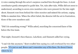 Katherine Krueger على X: "according to the LA Times' reporting, Randall  Emmett just rode a clearly declining Bruce Willis for movie after movie.  really sad https://t.co/c3FEuQbUKr https://t.co/vcHViXU8VU"