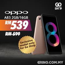 Lakukan pengecekan angsuran dan bayar cicilan hp kamu bulan mei 2021 hanya di tokopedia! Tawaran Eksklusif Untuk Oppo A83 Hanya Di Go Shop Ering