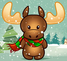 How To Draw A Christmas Moose Christmas Pictures To Draw Moose Painting Christmas Animals