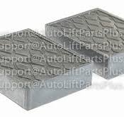 1 1/2" Tall Solid Rubber Stack Blocks (2) for Any Auto Lift or Rolling Jack