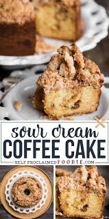 Sour Cream Coffee Cake Coffee Cake Recipes Easy Best Coffee Cake Recipe Coffee Cake Recipes