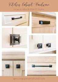Our Kitchen Cabinet Hardware How To Mix Match Styles Sprucing Up Mamahood In 2020 Kitchen Cabinet Hardware Cabinet Hardware Types Of Kitchen Cabinets