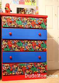 Whether your game room will function as a man cave or a she retreat, if it's going to be an oasis, load it up with the things you love. Boys Room Ideas Diy Superhero Dresser Makeover