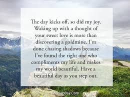 Sending beautiful love quotes for him and paragraphs for her can make his/her day complete and hit their bed with a satisfied smile. 70 Good Morning Love Letters For Him Or Her Relish Bay