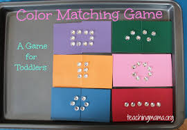 Color Matching Game For Toddlers Teaching Mama