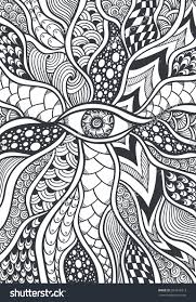 Zen Doodle Eye Coloring Page 397443313 Shutterstock Easy Doodle Art Doodle Art Flowers Doodle Art Designs